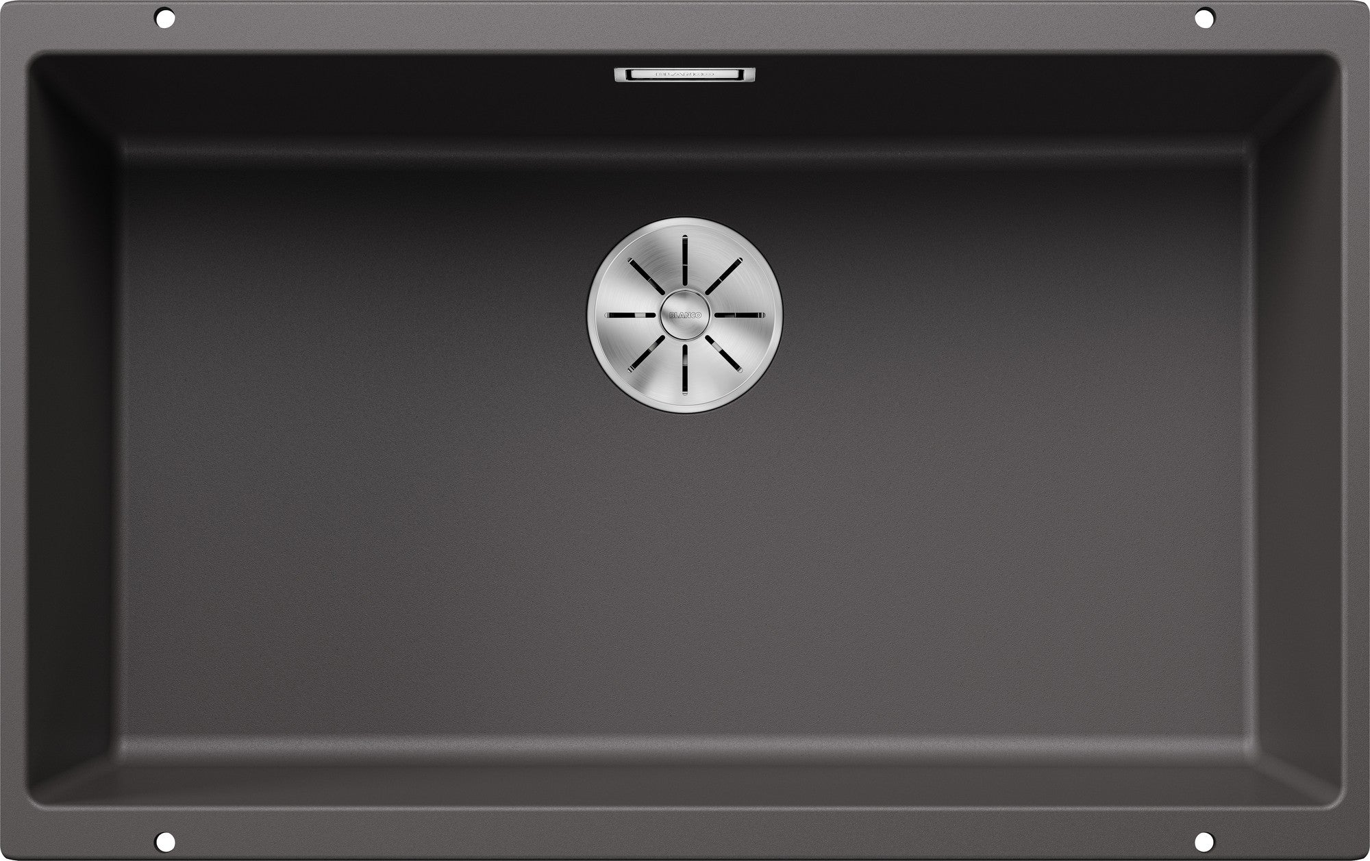 Chiuveta de bucatarie, Subline 523443, silgranit gri piatra, 730 x 460 mm, Blanco